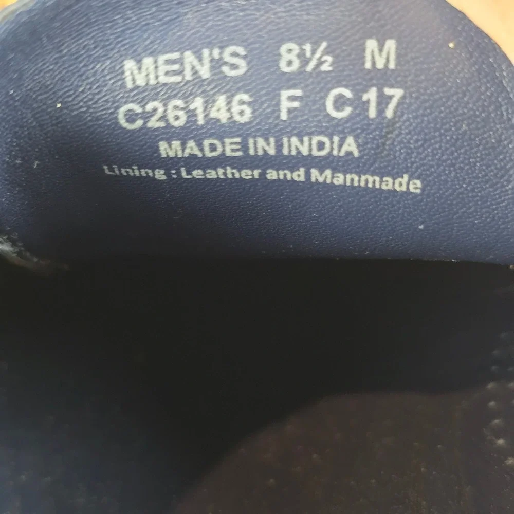 Cole Haan Grand.OS Shoes Mens 9.5 Tan Leather Cap Toe Brogue Oxford